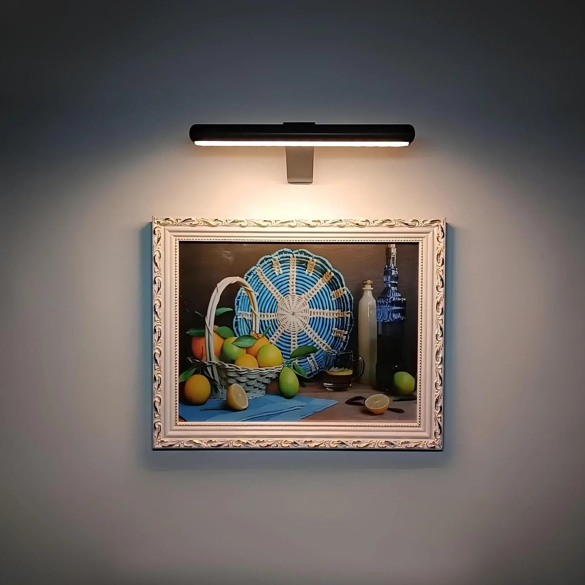 Kabellose LED-Bilderleuchte – wiederaufladbare Wandlampe mit Fernbedienung, dimmbar