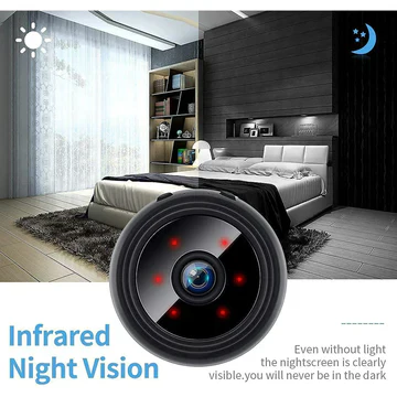 Kabellose magnetische Minikamera mit Live-Audio- und Videoübertragung
