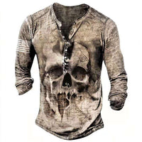 Vintage-Langarmshirt mit Grafikprint