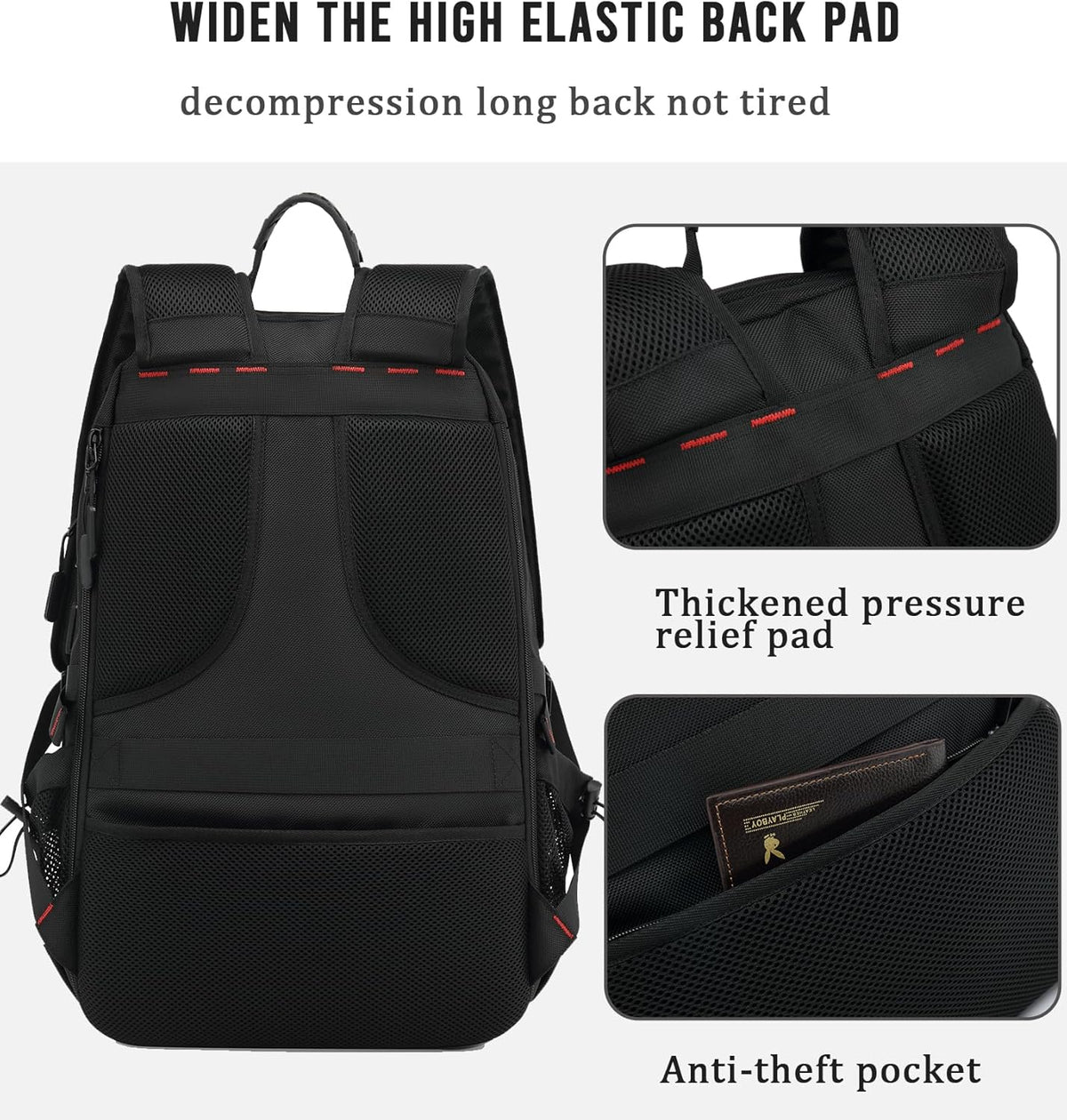 Wasserdichter 60-Liter-Reiserucksack mit USB-Anschluss und Schuhfach