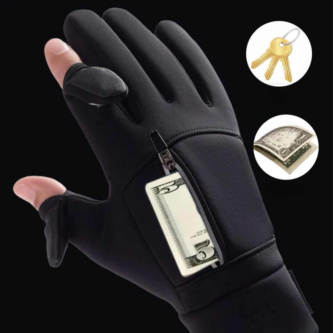 Wasserdichte Touchscreen-Handschuhe mit Tasche