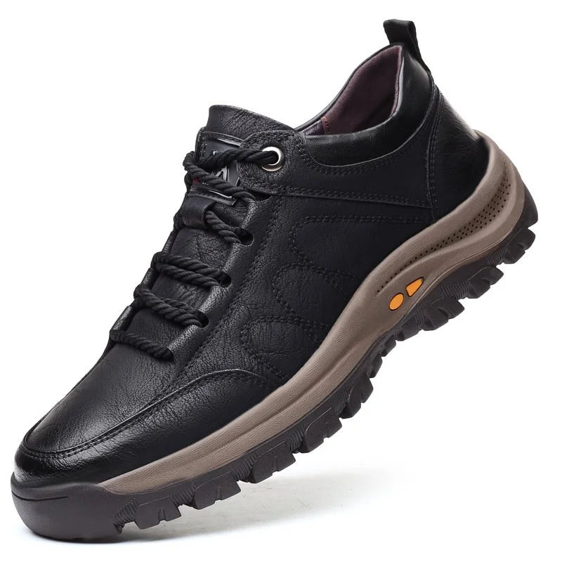 Wasserdichte orthopädische Lederschuhe mit stützendem Design