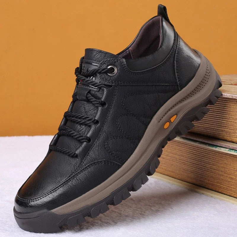Wasserdichte orthopädische Lederschuhe mit stützendem Design