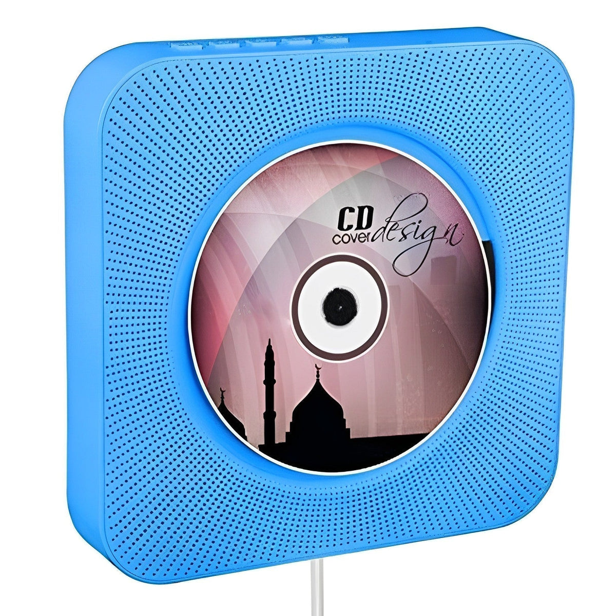 Wandmontierter CD-Player & Bluetooth-Lautsprechersystem