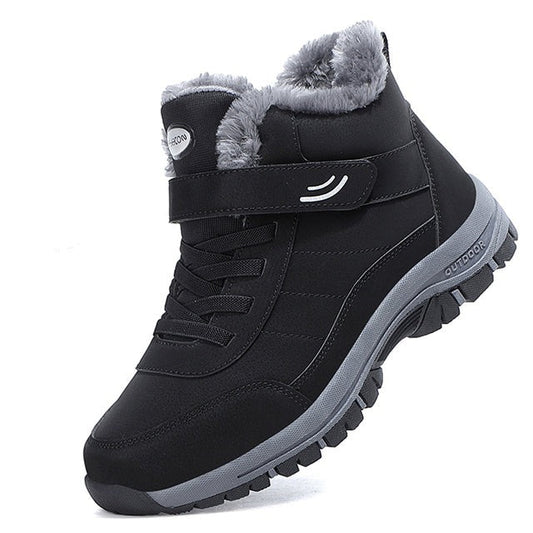 Warme, wasserdichte und gefütterte Herren-Winterstiefel