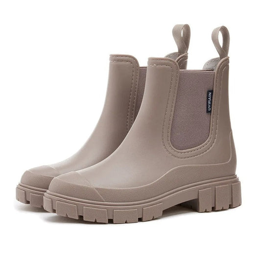Wasserdichte Damen-Stiefeletten – stylische, rutschfeste Regenstiefel
